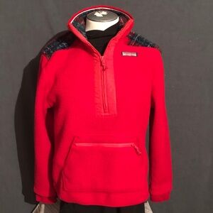 VINEYARD VINES PULL OVER SHERPA FLEECE, HOODIE, SMALL